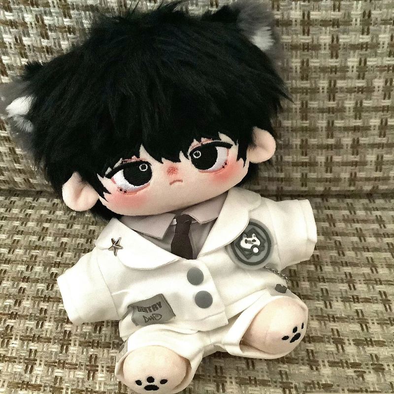 Baby Clothing Usa - 服のみ 20 センチメートル綿服 Diy 服猫耳制服パーカークールジャケット無属性人形アクセサリートレンディなお土産