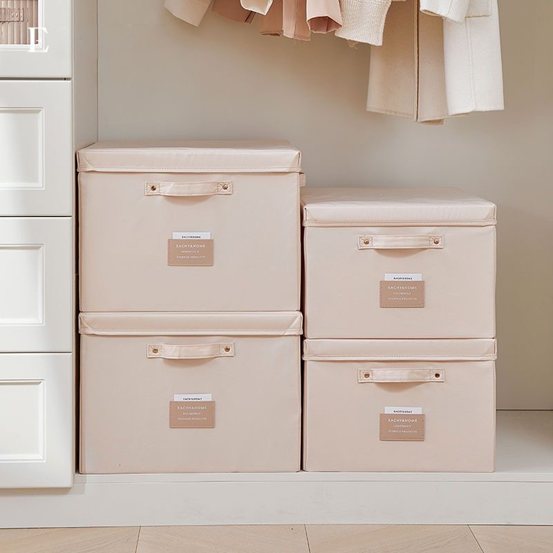 Baby Clothes Organiser - 生地折りたたみ収納ボックス蓋オーガナイザー衣類用大容量キルトブランケットおもちゃ収納クローゼットワードローブオーガナイザー