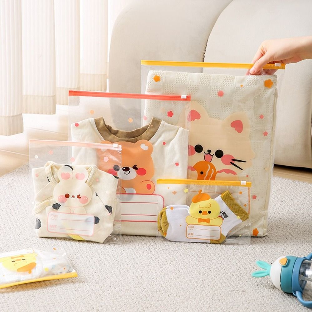 Baby Clothes Organiser - 10 個マルチサイズ収納袋ポータブルベビー服収納ベビー布/おむつポーチ分類分類密封バッグ旅行