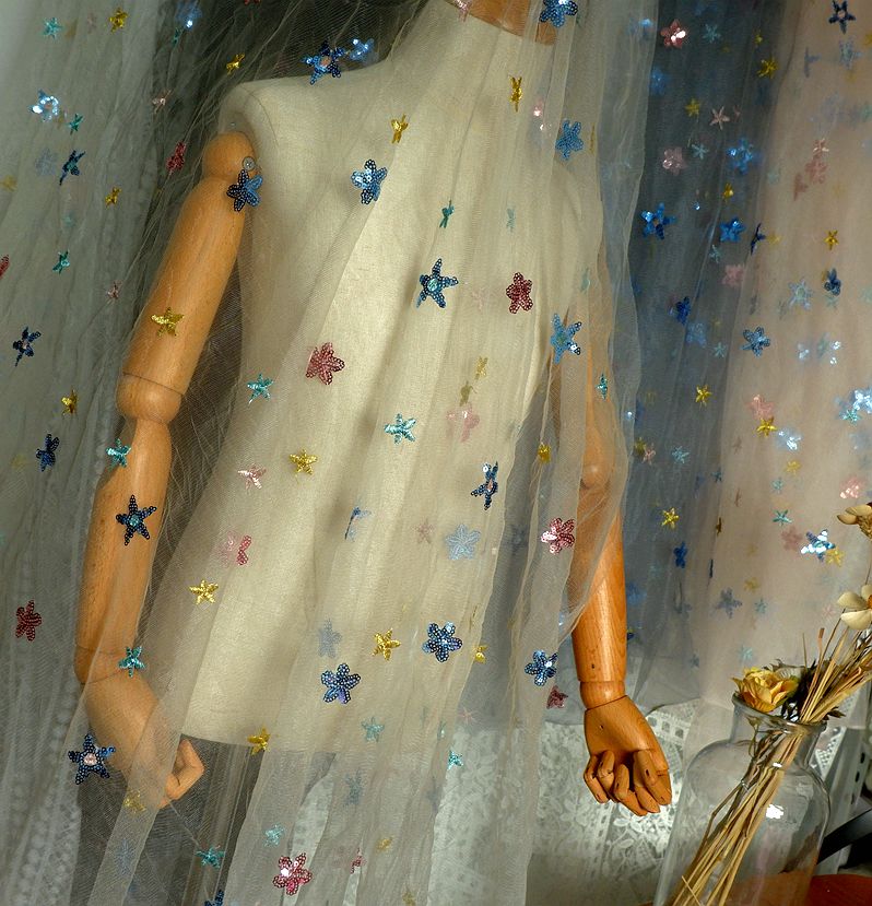 スターガーゼ刺embroidered生地,スパンコール刺em - Baby Clothing Organic のレビューと価格