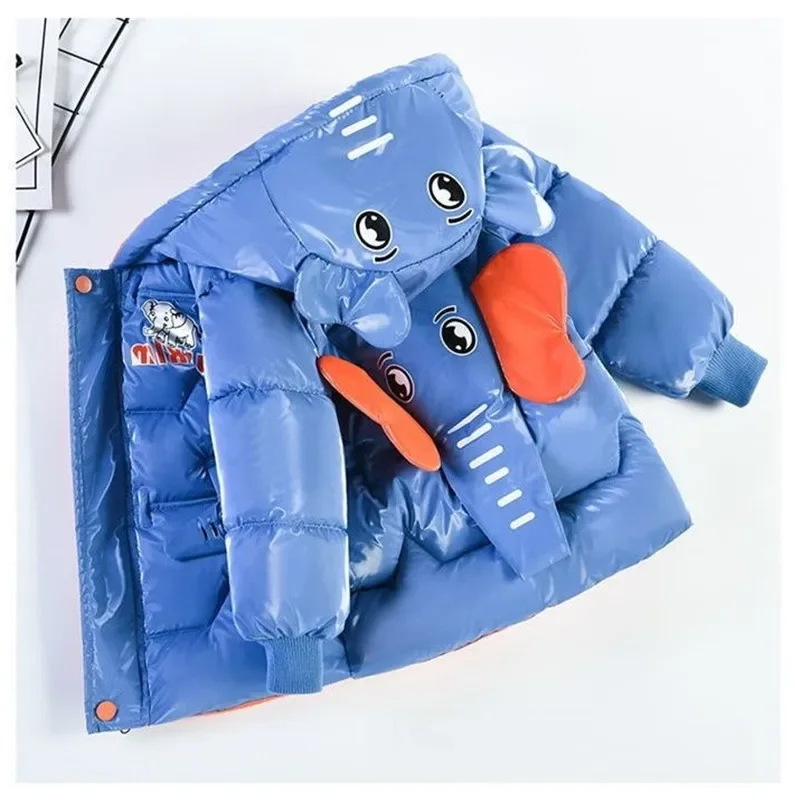 男の子用の漫画の絵が描かれた3Dベビーエレファント,厚くて暖 - Baby Clothing Wash のレビューと価格