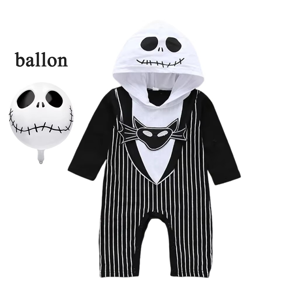 赤ちゃん男の子フード付きロンパースハロウィンコスプレジャック - Baby Clothing Unisex のレビューと価格