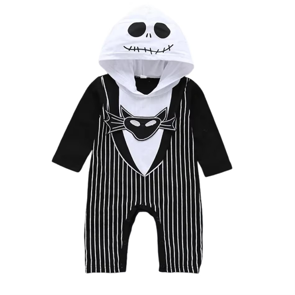 赤ちゃん男の子フード付きロンパースハロウィンコスプレジャック - Baby Clothing Unisex のレビューと価格