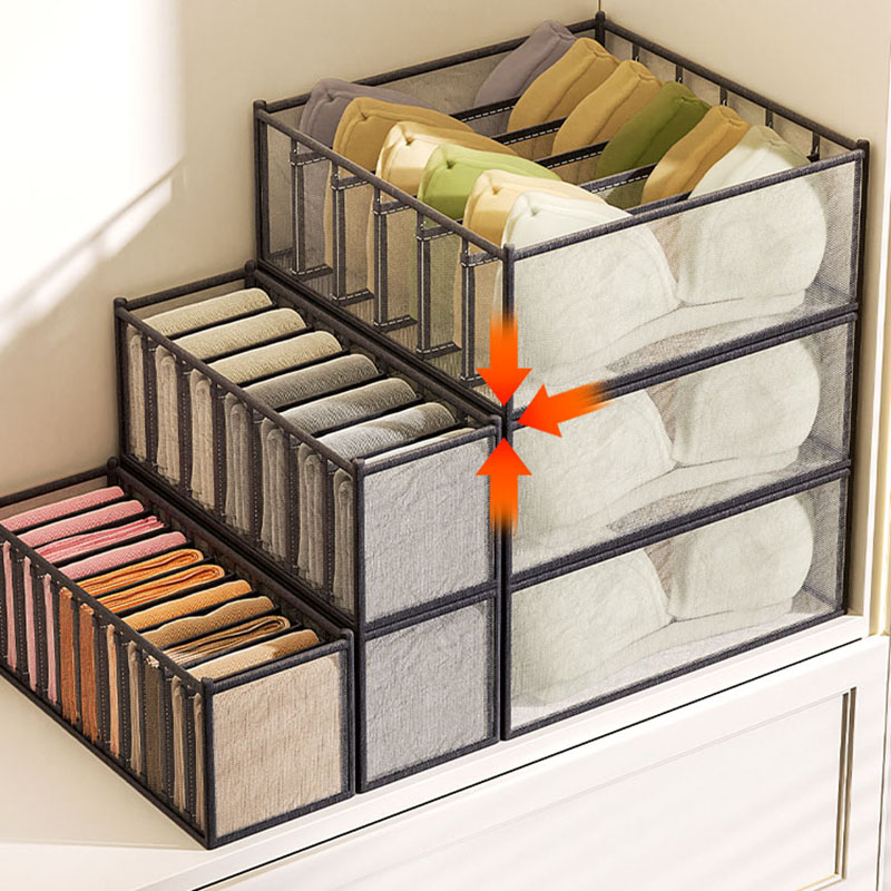 下着収納ボックス ホームワードローブ 引き出し式 靴下 下着 - Baby Clothes Organiser のレビューと価格