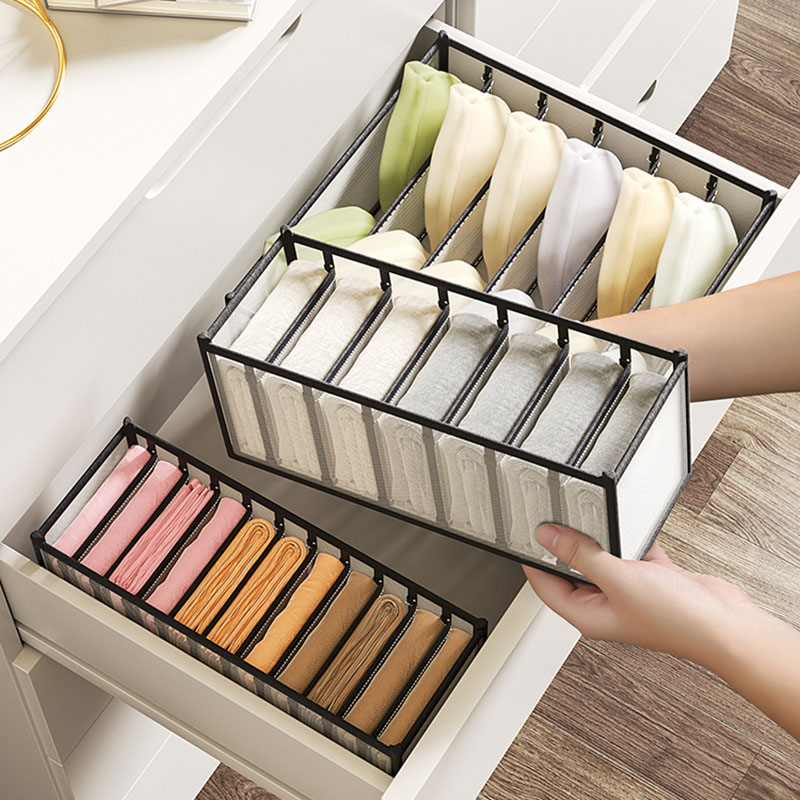 下着収納ボックス ホームワードローブ 引き出し式 靴下 下着 - Baby Clothes Organiser のレビューと価格