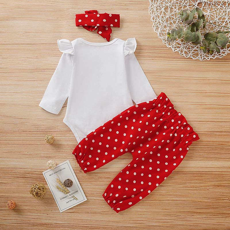 3 個新生児女の子服セットラブハート長袖ロンパース + パン - Baby Clothing Clearance のレビューと価格