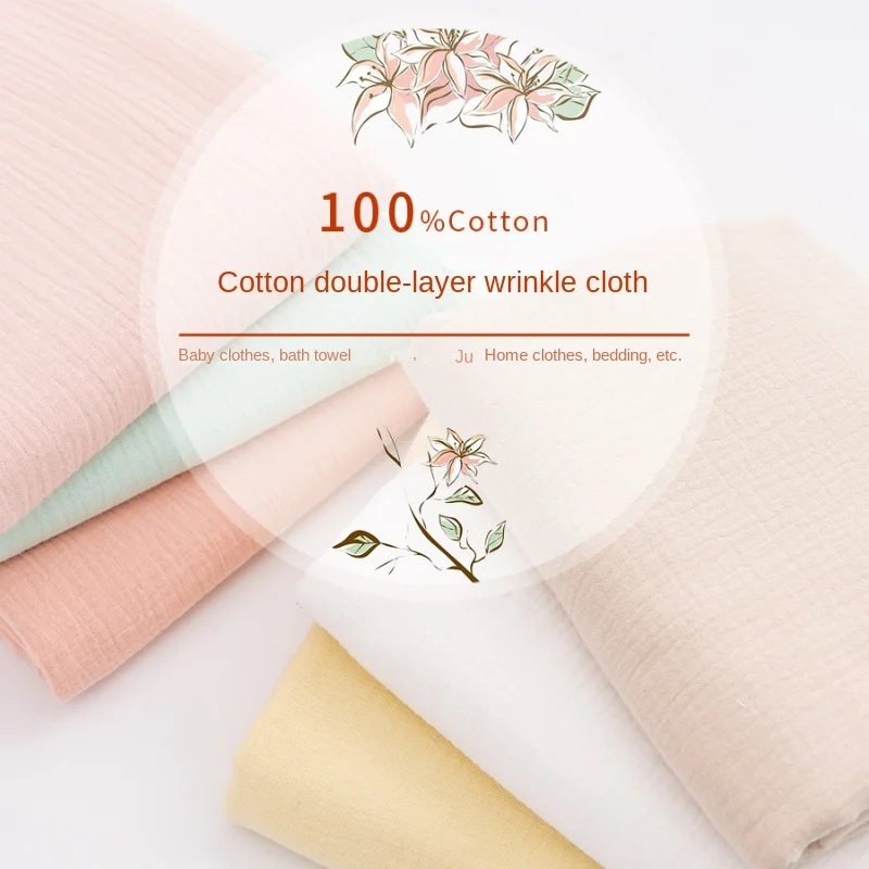 綿 100% 二層しわ生地クラス A ベビー無地吸収性バスタ - Baby Clothing Organic のレビューと価格