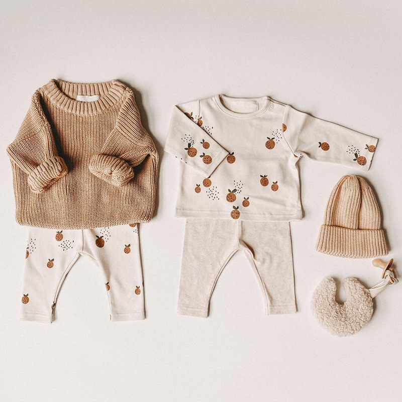 赤ちゃん用の綿の衣類セット,新生児用の長袖パジャマ,伸縮性の - Baby Clothing Organic のレビューと価格