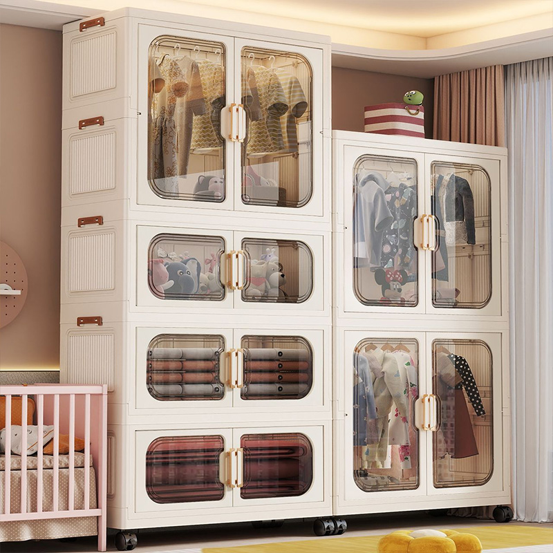 設置不要の折りたたみ式ベビーワードローブ – リビングルーム - Baby Clothes Organiser のレビューと価格