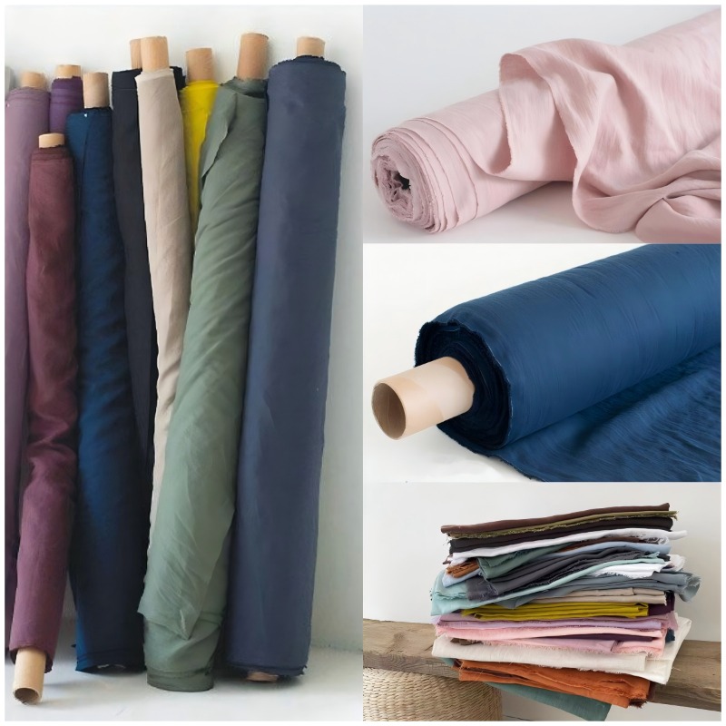 280cmx100cm 純粋なリネン生地縫製用キルティング生 - Baby Clothing Organic のレビューと価格