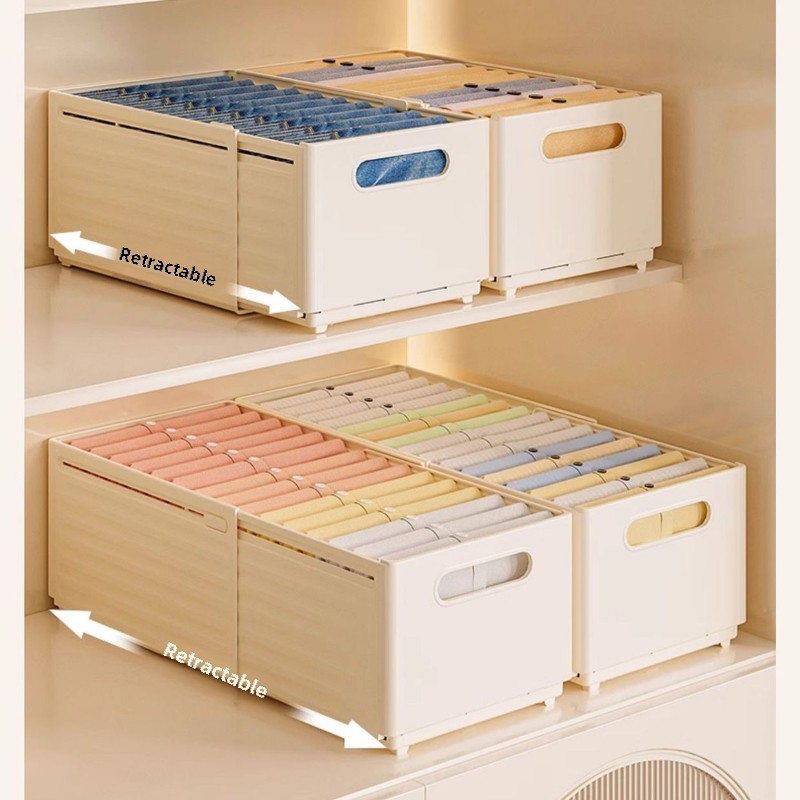 調節可能な衣類収納ボックス、クローゼットオーガナイザー、衣類 - Baby Clothes Organiser のレビューと価格