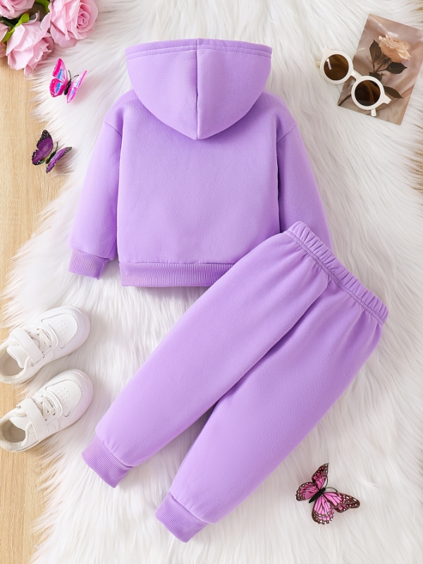 春秋の女の赤ちゃんの漫画プリントフード付きフリース長袖スウェ - Baby Clothing Clearance のレビューと価格