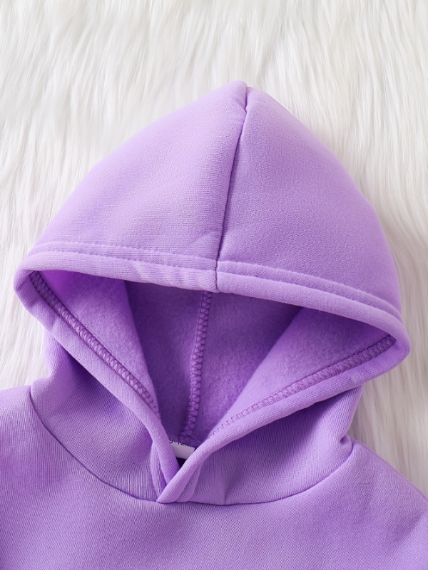 春秋の女の赤ちゃんの漫画プリントフード付きフリース長袖スウェ - Baby Clothing Clearance のレビューと価格