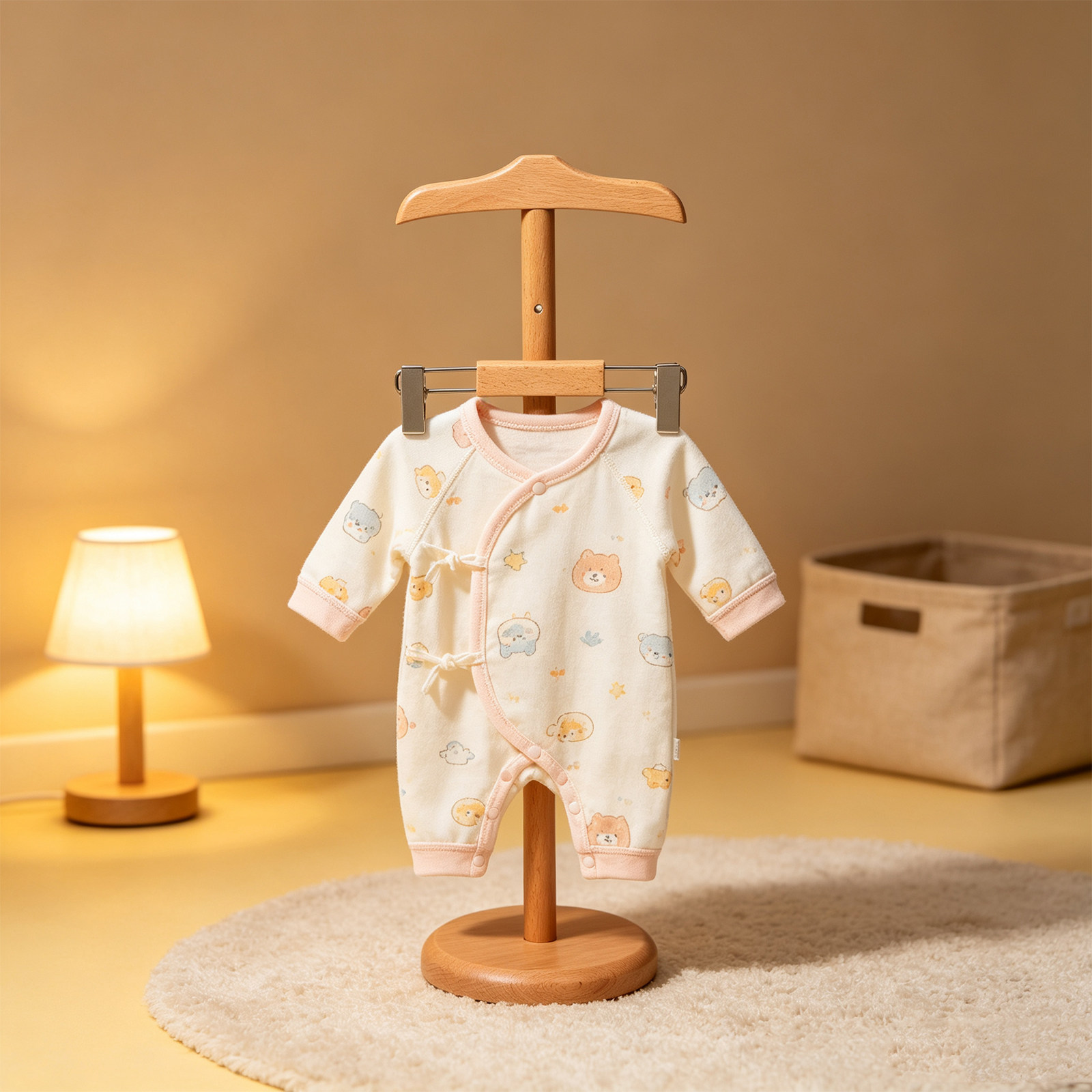 高さ調節可能なベビー服ディスプレイスタンド 木製キッズ衣類ラ - Baby Clothing Usa のレビューと価格