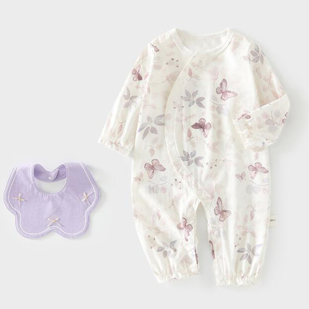 ベビーロンパース女の子服綿花長袖ベビージャンプスーツ夏薄型タ - Baby Clothing Types のレビューと価格