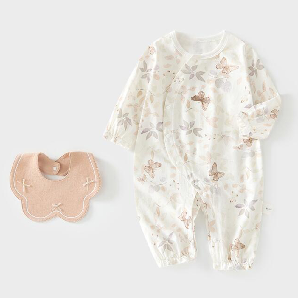 ベビーロンパース女の子服綿花長袖ベビージャンプスーツ夏薄型タ - Baby Clothing Types のレビューと価格