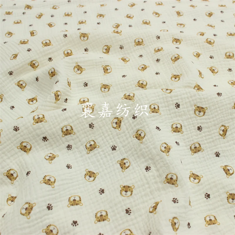 100X135cm ベビー綿ガーゼクレープタイガーヘッドプリ - Baby Clothing Organic のレビューと価格