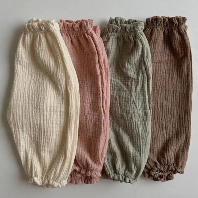 新生児用オーガニックコットンパンツ,ソフトモスリン服,幼児用 - Baby Clothing Organic のレビューと価格